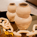 Ver imagem 2 de Vaso em Cerâmica Bege Mart 17x30cm