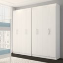 Ver imagem 1 de Guarda-Roupa Infantil Dois Irmãos Salvador 8 Portas 16 Prateleiras - Panorama Móveis