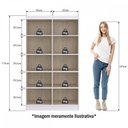 Ver imagem 4 de Guarda-Roupa Infantil Dois Irmãos Salvador 8 Portas 16 Prateleiras - Panorama Móveis