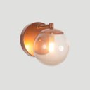 Ver imagem 2 de Arandela Figo Bronze com Globo de Vidro Fumê