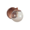 Ver imagem 1 de Arandela Figo Bronze com Globo de Vidro Fumê