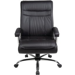Cadeira Presidente para Escritório com Mola Ensacada Preto - 1