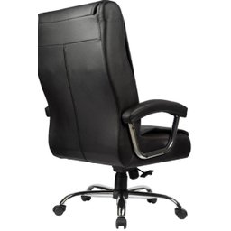 Cadeira Presidente para Escritório com Mola Ensacada Preto - 3