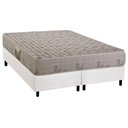 Ver imagem 1 de Cama Box Queen: Colchão Espuma D33 Herval Cannes + Base Crc Corano White (158x198)