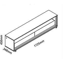 Rack com Painel 1.8 com Led Requinte Naturale com Off White - Gelius Móveis - 7
