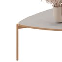 Ver imagem 3 de Mesa de Centro Tampo Triangular e Pés em Metal Dourado Dj Móveis Lina Bali