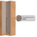Ver imagem 6 de Móveis para Quarto Módulo Canto Reto 2 Porta Infinity