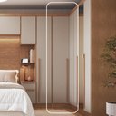 Ver imagem 2 de Móveis para Quarto Módulo Canto Reto 2 Porta Infinity