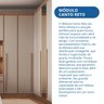 Móveis para Quarto Módulo Canto Reto 2 Porta Infinity - 9