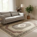 Ver imagem 3 de Tapete Sala Quarto 300x200 cm Nik Mod 49 Bege
