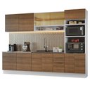 Ver imagem 3 de Armário de Cozinha Completa 310cm Branco/Rustic Stella Madesa 02