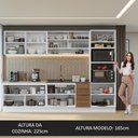 Ver imagem 6 de Armário de Cozinha Completa 310cm Branco/Rustic Stella Madesa 02