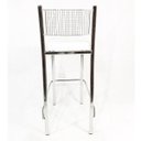 Ver imagem 6 de Kit 2 Banquetas Empilhável Cozinha Cromada Alta Assento Branco - Poltronas do Sul - Cromada - Branco