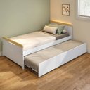 Ver imagem 1 de Bicama com LED na Cabeceira Petit Casatema MadeiraOriginals Branco/Mel