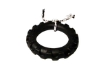 Ver imagem 2 de Brinquedo para cães Pneu Hard Bone Preto Laço Preto (GG)
