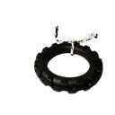 Ver imagem 1 de Brinquedo para cães Pneu Hard Bone Preto Laço Preto (GG)