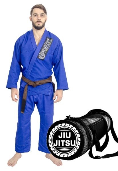 Kit Kimono Brazuca Premium e Bolsa Jiu-jitsu - 1