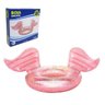 Boia Circular Inflável Rosa Com Asas E Glitter - 1