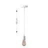 Lustres Pendente Lustre Industrial Retrô Edison 8cm Branco - 2