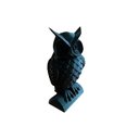 Ver imagem 1 de Coruja Decorativa - 15 Cm De Altura - Decoração sala, escritório - Toque 3D:Preto
