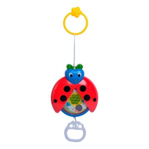 Móbile Musical Infantil Diversos Bichinhos Berço Joaninha