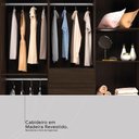 Ver mais imagens de Guarda Roupa Casal 8 Portas com Espelho e 2 Gavetas Paranaguá - Ébano Touch