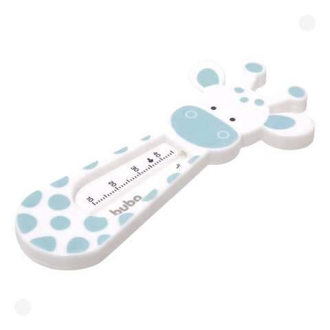 Termômetro Infantil para Banho Bebê Buba Girafa Azul