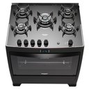 Ver imagem 3 de Fogão 5 Bocas Preto com Mesa de Vidro e Timer Digital Dako Supreme Black Glass Bivolt
