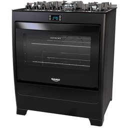 Fogão 5 Bocas Preto com Mesa de Vidro e Timer Digital Dako Supreme Black Glass Bivolt - 2