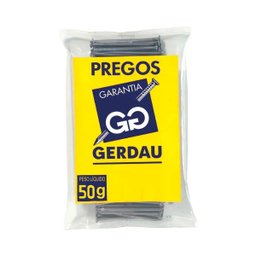 Prego Polido com Cabeça 15x15 2,4mm X 34,5mm 50g Gerdau - 3