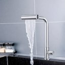 Ver imagem 7 de Torneira de Cozinha Gourmet Bancada Pia Rotativa 360° Aço Inox 304 Prata Brinovar