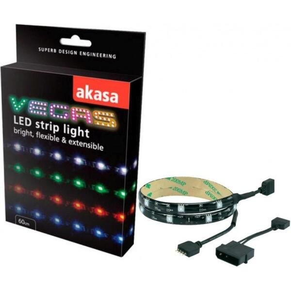 FITA LED AKASA VEGAS MAGNETIC LED VERDE 50CM AK-LD05-50GN