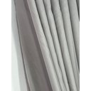 Ver imagem 2 de Cortina no Tecido Voil Cinza com Forro Microfibra Cinza - 1,85l X 2,50a