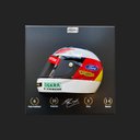 Ver imagem 1 de Quadro 3D Decorativo Helmet MS 1994 Branco/Vermelho - Gran Belo Quadro 3D Capacete F1