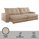 Ver imagem 4 de Sofá Argo Linho 02 Módulos 80 Cm B25cm Meu Sofá Online A226 Linho Bege
