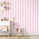 Ver imagem 1 de Papel de Parede Texturizado Listrado Rosa Médio - Pp446-2:(1,06m X 15,6m) - Pp446-2