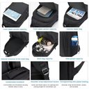Ver imagem 5 de Mochila de Rodinhas para Notebook Escolar Masculina, Alça Costas, Grande, Reforçada, Mala de Bordo e