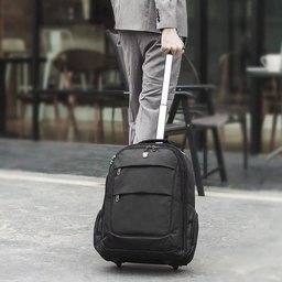 Mochila de Rodinhas para Notebook Escolar Masculina, Alça Costas, Grande, Reforçada, Mala de Bordo e - 1 Mochila de Rodinhas para Notebook Escolar Masculina, Alça Costas, Grande, Reforçada, Mala de Bordo e - 1