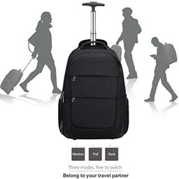 Mochila de Rodinhas para Notebook Escolar Masculina, Alça Costas, Grande, Reforçada, Mala de Bordo e - 4 Mochila de Rodinhas para Notebook Escolar Masculina, Alça Costas, Grande, Reforçada, Mala de Bordo e - 4
