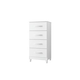 Cômoda 4 Gavetas Mobi Flex Branco - 1 Cômoda 4 Gavetas Mobi Flex Branco - 1