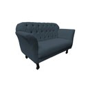 Ver imagem 4 de Namoradeira Decorativa Dália Bouclé Cinza