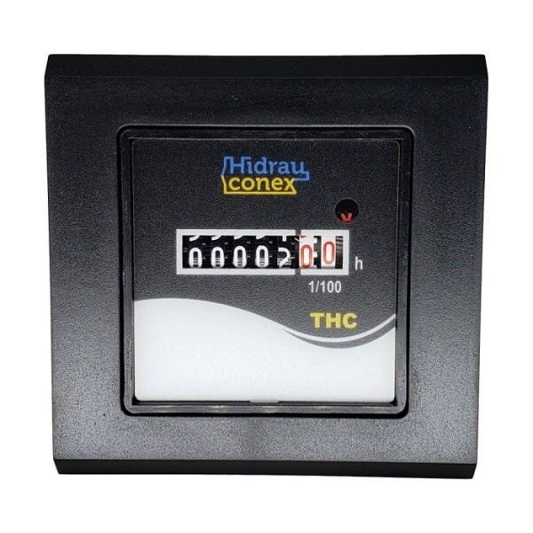 Horímetro Totalizador de Horas Eletromecânico THC 110vca - 1