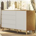 Ver imagem 2 de Cômoda Infantil Gran Lorena Off White Bétula - Carolina