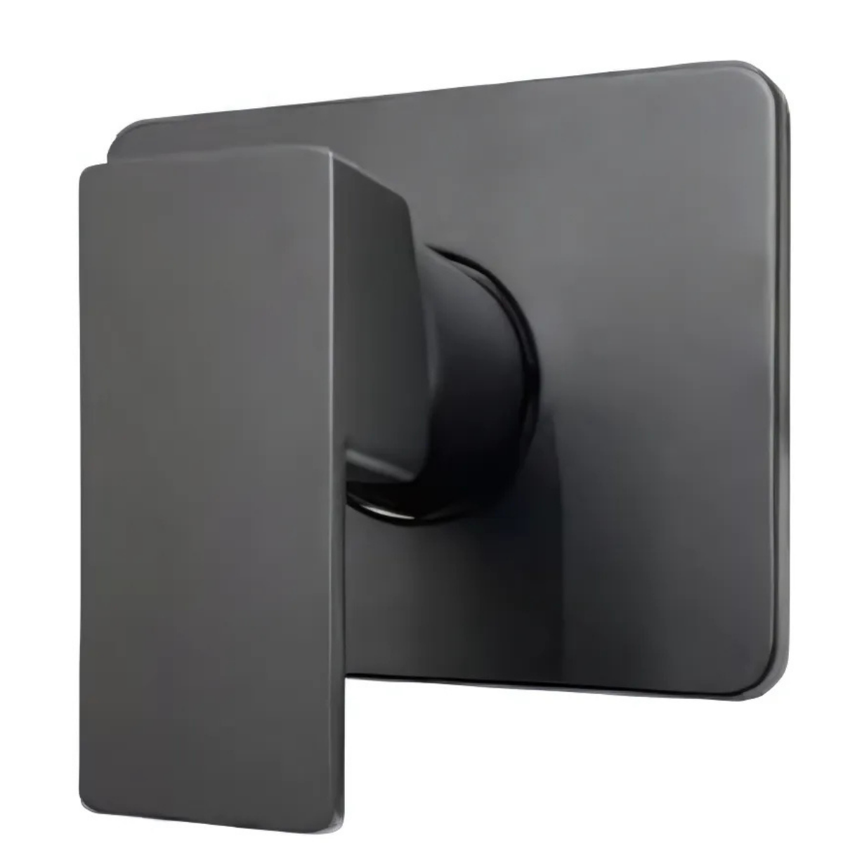 Acabamento Registro Docol Monocomando Preto Quadrado Metal:preto Fosco - 2