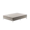 Base Box Baú Casal Spubio Spu + Incofal Marrom Claro 138x188x40cm - 1