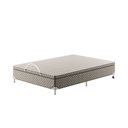 Ver imagem 1 de Base Box Baú Casal Spubio Spu + Incofal Marrom Claro 138x188x40cm