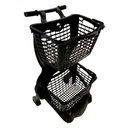 Ver imagem 2 de Carrinho Plástico P/ Compras Ecoflex Duplo Cesto 25 Litros