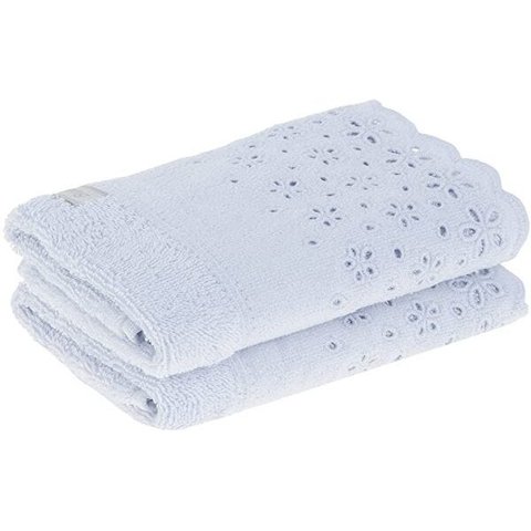 Toalha Rosto Crystal - Azul