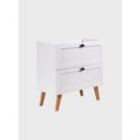 Ver imagem 3 de Gabinete para Banheiro Milano 3 Gavetas MDF 80cm Branco com Espelho LED On Móveis