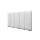 Ver imagem 1 de Placas Cabeceira Solteiro 100cm X 60cm 5 Placas Branco